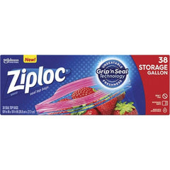 Ziploc - (9) 40-Pack 1 Gallon Capacity, 9.6 Inch Wide x 12.1 Inch High, Ziploc Storage Bags - Exact Tooling