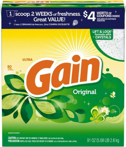 Gain - 91 oz Powder Laundry Detergent - Powder - Exact Tooling