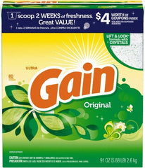 Gain - 91 oz Powder Laundry Detergent - Powder - Exact Tooling