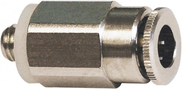 Tool-Flo - 1/8" ID x 1/8" OD, Coolant Fitting for Indexable Clamping Units - Series 9HCP. - Exact Tooling