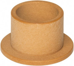 TriStar - 3/8" Inside x 5/8" Outside Diam, Rulon J Flanged Bearing - 7/8" Flange Outside Diam, 1/8" Flange Thickness, 1/2" OAL - Exact Tooling