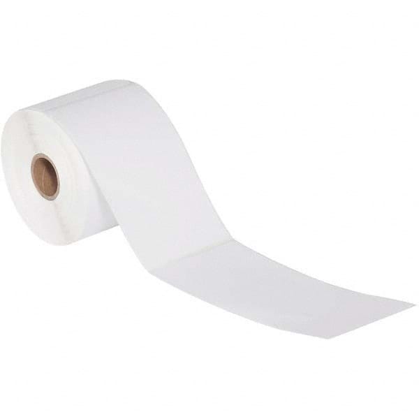 Value Collection - Pack of 12 Rolls, 305 Labels per Roll, 4" x 5" White Paper Thermal Labels - Exact Tooling