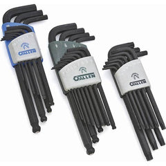 Allen - Hex Key Sets Tool Type: Hex Key Handle Type: L-Key Long & Short Arm - Exact Tooling