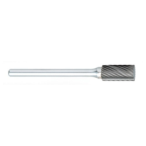 ‎SM-51 -1/4 × 1/2 LOC × 1/8 Shank × 1-1/2 OAL Pointed Cone Carbide Medium Right Hand Spiral Burr - Exact Tooling
