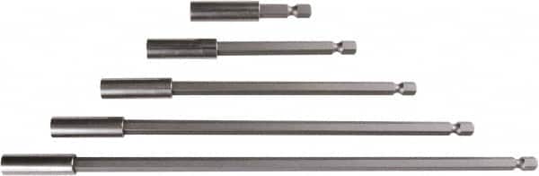 Wiha - 1/4" Insert, Hex Drive Bit Adapter - Quick Release, 10" OAL - Exact Tooling