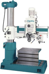 Clausing - 37.4" Swing, Geared Head Radial Arm Drill Press - 6 Speed, 2 hp, Three Phase - Exact Tooling