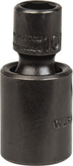 Proto - 3/8" Drive 10mm Standard Universal Impact Socket - 6 Points, 2" OAL - Exact Tooling