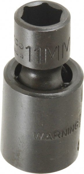 Proto - 3/8" Drive 11mm Standard Universal Impact Socket - 6 Points, 2" OAL - Exact Tooling