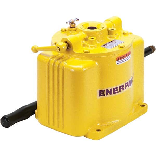 Enerpac - Manual Hydraulic Pumps Number of Stages: 1.000 Oil Volume Per Stroke (Cu. In.): 0.29 - Exact Tooling