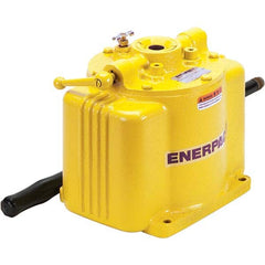 Enerpac - Manual Hydraulic Pumps Number of Stages: 1.000 Oil Volume Per Stroke (Cu. In.): 0.29 - Exact Tooling