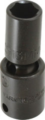 Proto - 3/8" Drive 13mm Deep Universal Impact Socket - 6 Points, 2-19/32" OAL - Exact Tooling