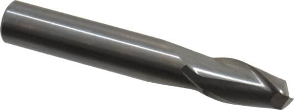 Onsrud - 3/8" Cutting Diam x 5/8" Length of Cut, 2 Flute, Upcut Spiral Router Bit - Uncoated, Right Hand Cut, Solid Carbide, 2-1/2" OAL x 3/8" Shank Diam, Bottom-Surfacing, 30° Helix Angle - Exact Tooling