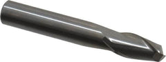 Onsrud - 3/8" Cutting Diam x 5/8" Length of Cut, 2 Flute, Upcut Spiral Router Bit - Uncoated, Right Hand Cut, Solid Carbide, 2-1/2" OAL x 3/8" Shank Diam, Bottom-Surfacing, 30° Helix Angle - Exact Tooling
