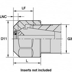 Kennametal - Nut for Indexable Tools - - Exact Tooling