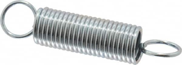 Gardner Spring - 1/4" OD, 3.31 Lb Max Load, 2.06" Max Ext Len, 0.0286" Wire Diam Spring - 3.28 Lb/In Rating - Exact Tooling