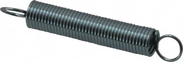 Gardner Spring - 1/4" OD, 3.35 Lb Max Load, 3.08" Max Ext Len, 0.0286" Wire Diam Spring - 2.01 Lb/In Rating - Exact Tooling