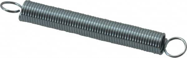 Gardner Spring - 1/4" OD, 3.37 Lb Max Load, 4.1" Max Ext Len, 0.0286" Wire Diam Spring - 1.45 Lb/In Rating - Exact Tooling