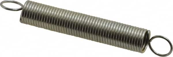 Gardner Spring - 0.437" OD, 8.02 Lb Max Load, 5.88" Max Ext Len, 0.0475" Wire Diam Spring - 2.41 Lb/In Rating - Exact Tooling