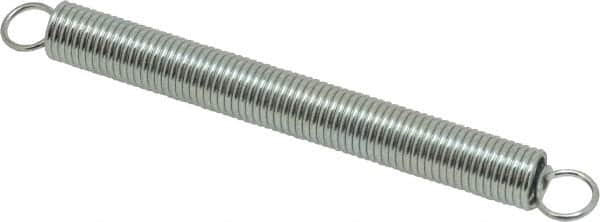 Gardner Spring - 0.38" OD, 12.55 Lb Max Load, 8.1" Max Ext Len, 0.0475" Wire Diam Spring - 2.93 Lb/In Rating - Exact Tooling