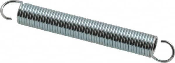 Gardner Spring - 3/8" OD, 10 Lb Max Load, 5-3/4" Max Ext Len, 0.045" Wire Diam Spring - 3.2 Lb/In Rating, 3" Free Length - Exact Tooling