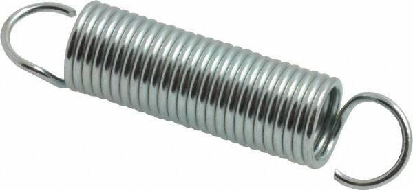 Gardner Spring - 1/2" OD, 13.2 Lb Max Load, 4.2" Max Ext Len, 0.055" Wire Diam Spring - 6.1 Lb/In Rating, 2-1/4" Free Length - Exact Tooling