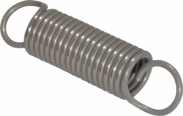 Gardner Spring - 1/2" OD, 3.16" Max Ext Len, 0.063" Wire Diam Spring - 12.8612 Lb/In Rating, 1.4773 Lb Init Tension - Exact Tooling