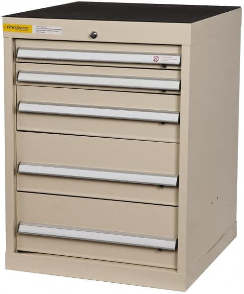 Value Collection - 5 Drawer, Cabinet Only - Tan, 24" Wide x 32" High - Exact Tooling