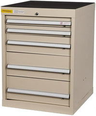 Value Collection - 5 Drawer, Cabinet Only - Tan, 24" Wide x 32" High - Exact Tooling