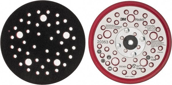 3M - 5" Diam Hook & Loop Disc Backing Pad - Firm Density, 12,000 RPM - Exact Tooling