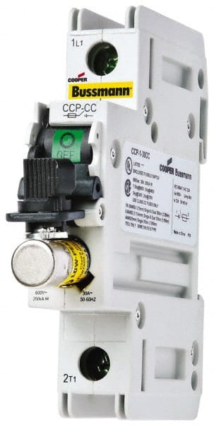 Cooper Bussmann - 1 Phase, 80VDC, 1 Pole, Open Fused Cam & Disconnect Switch - 1 Wire - Exact Tooling