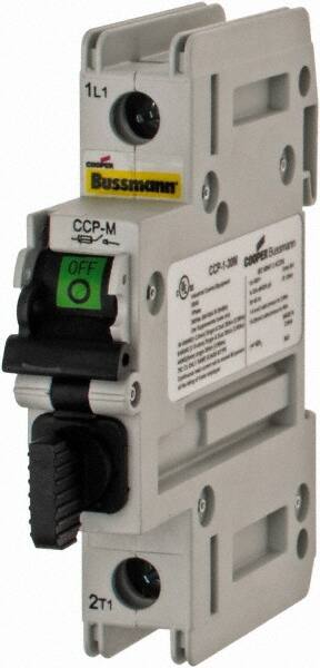 Cooper Bussmann - 1 Phase, 240VAC, 1 Pole, Open Fused Cam & Disconnect Switch - 1 Wire - Exact Tooling