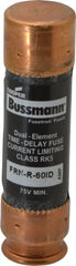 Cooper Bussmann - 125 VDC, 250 VAC, 60 Amp, Time Delay General Purpose Fuse - Fuse Holder Mount, 76.2mm OAL, 20 at DC, 200 (RMS) kA Rating, 20.6mm Diam - Exact Tooling