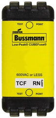 Cooper Bussmann - 300 VDC & 600 VAC, 3 Amp, Time Delay General Purpose Fuse - Plug-in Mount, 47.75mm OAL, 100 at DC, 200 (CSA RMS), 300 (UL RMS) kA Rating - Exact Tooling