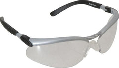 3M - Clear Lenses, Framed Safety Glasses - Anti-Fog, Scratch Resistant, Black/Silver Polycarbonate Frame, Adjustable Temples, Size Universal, Wrap Around - Exact Tooling