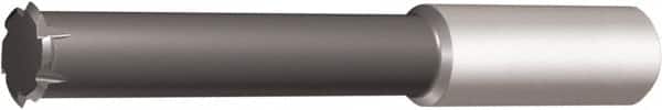 Vargus - 32 to 56 TPI, 0.05mm to 0.8mm Pitch, Internal Single Profile Thread Mill - #10" Noml Diam, 0.154" Cut Diam, 3/16" Shank Diam, 4 Flute, 0.63" Neck Length, 1.732" OAL, TiCN Finish - Exact Tooling