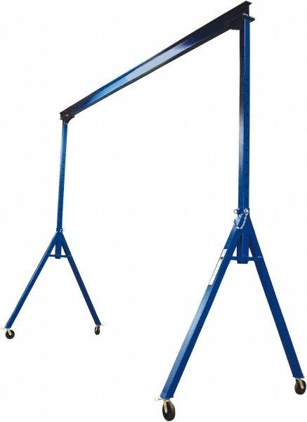 Vestil - 4,000 Lb Load Capacity, Steel Gantry Crane - 20' Span - Exact Tooling