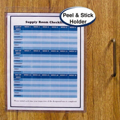 C-LINE - 50 Piece Shop Ticket Holder - 11" High x 8-1/2" Wide - Exact Tooling