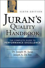 McGraw-Hill - Juran's Quality Handbook: The Complete Guide to Performance Excellence Publication, 6th Edition - by J.M. Juran & Joseph Defeo, McGraw-Hill, 2010 - Exact Tooling
