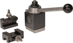 Aloris - Series BXA Tool Post Holder & Set for 10 to 15" Lathe Swing - 3 Piece, Includes Style 1 Turning/Facing Holder, Style 2 Boring/Turning/Facing Holder, Tool Post, T-Nut - Exact Tooling