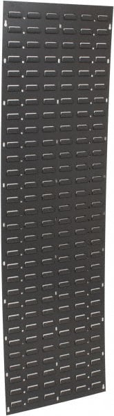 Quantum Storage - 18" Wide x 61" High, Gray Louvered Bin Panel - Use with Quantum Storage Systems - ALL QUS Bins - Exact Tooling