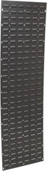 Quantum Storage - 18" Wide x 61" High, Gray Louvered Bin Panel - Use with Quantum Storage Systems - ALL QUS Bins - Exact Tooling
