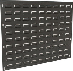 Quantum Storage - 27" Wide x 21" High, Gray Louvered Bin Panel - Use with Quantum Storage Systems - ALL QUS Bins - Exact Tooling