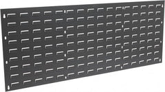Quantum Storage - 48" Wide x 19" High, Gray Louvered Bin Panel - Use with Quantum Storage Systems - ALL QUS Bins - Exact Tooling