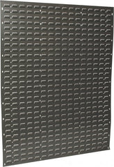 Quantum Storage - 48" Wide x 61" High, Gray Louvered Bin Panel - Use with Quantum Storage Systems - ALL QUS Bins - Exact Tooling