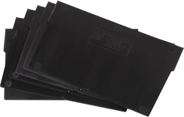 Quantum Storage - 8.4" Wide x 4-1/2" High, Black Bin Divider - Use with Quantum Storage Systems - QSB207, 208, 214 - Exact Tooling