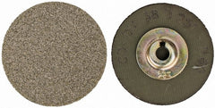 PFERD - 1-1/2" Disc Diam, 60 Grit, Diamond Quick Change Disc - Type S Attaching System, Coated, Brown, Coarse Grade, 12,500 RPM, D251 Series - Exact Tooling