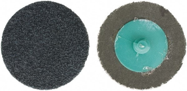 Tru-Maxx - 2" Disc Diam, 50 Grit, Zirconia Alumina Quick Change Disc - Type R Attaching System, Coated, Blue, Coarse Grade - Exact Tooling