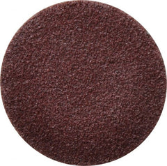 Tru-Maxx - 2" Disc Diam, 60 Grit, Aluminum Oxide Quick Change Disc - Type S Attaching System, Coated, Maroon, Medium Grade - Exact Tooling