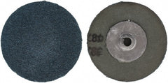 Tru-Maxx - 2" Disc Diam, 80 Grit, Zirconia Alumina Quick Change Disc - Type S Attaching System, Coated, Blue, Medium Fine Grade - Exact Tooling