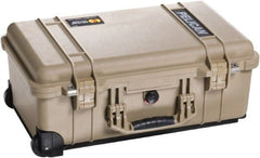 Pelican Products, Inc. - 13-13/16" Wide x 9" High, Clamshell Hard Case - Tan, Plastic - Exact Tooling